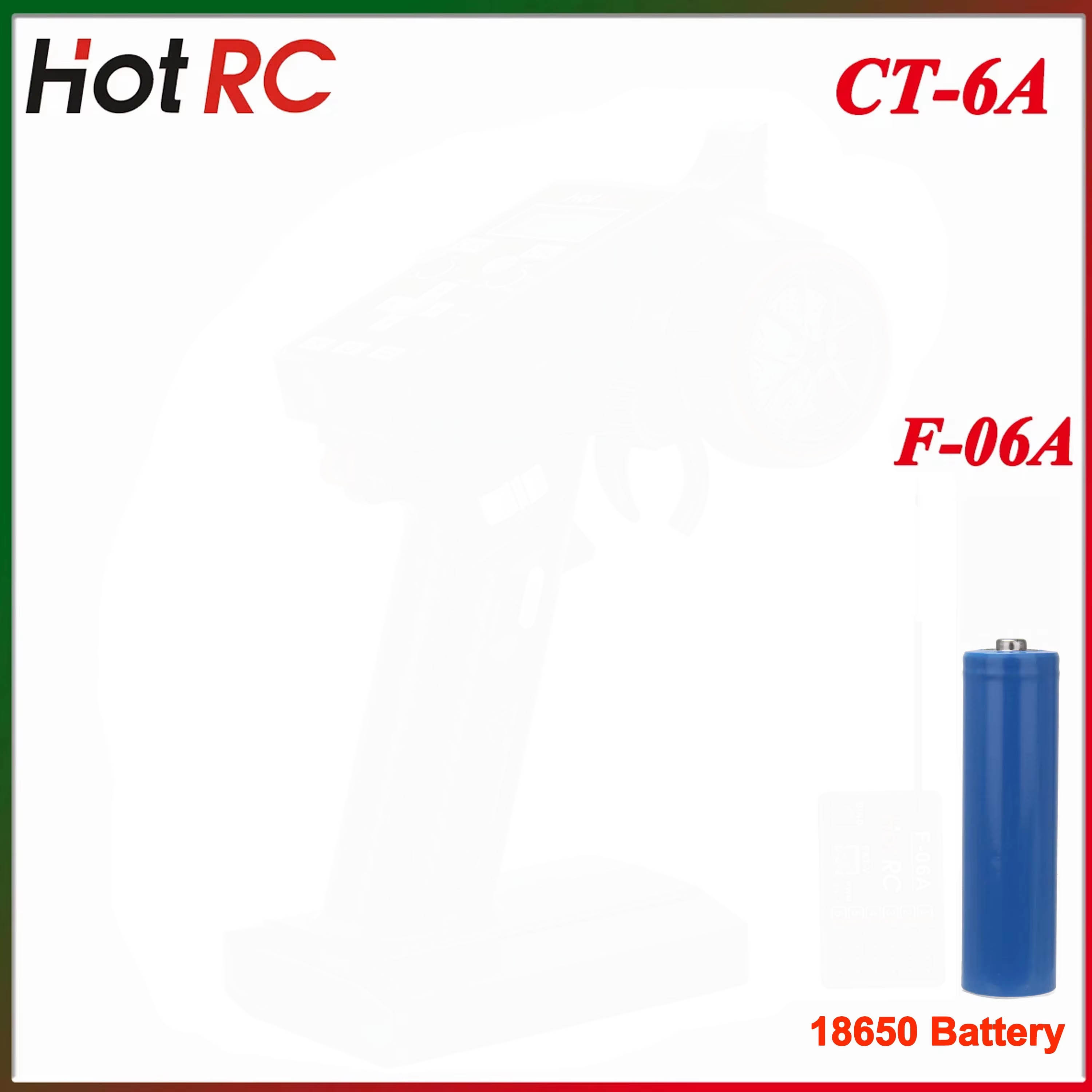 Drone Rc Transmitter And Receiver - HotRC CT-6A 2.4G 6CH 6 Channel
