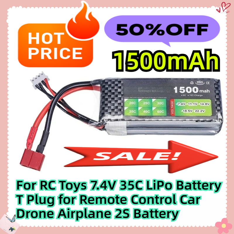 Drone Zll Rc - For RC Toys 7.4V 1500mAh 35C