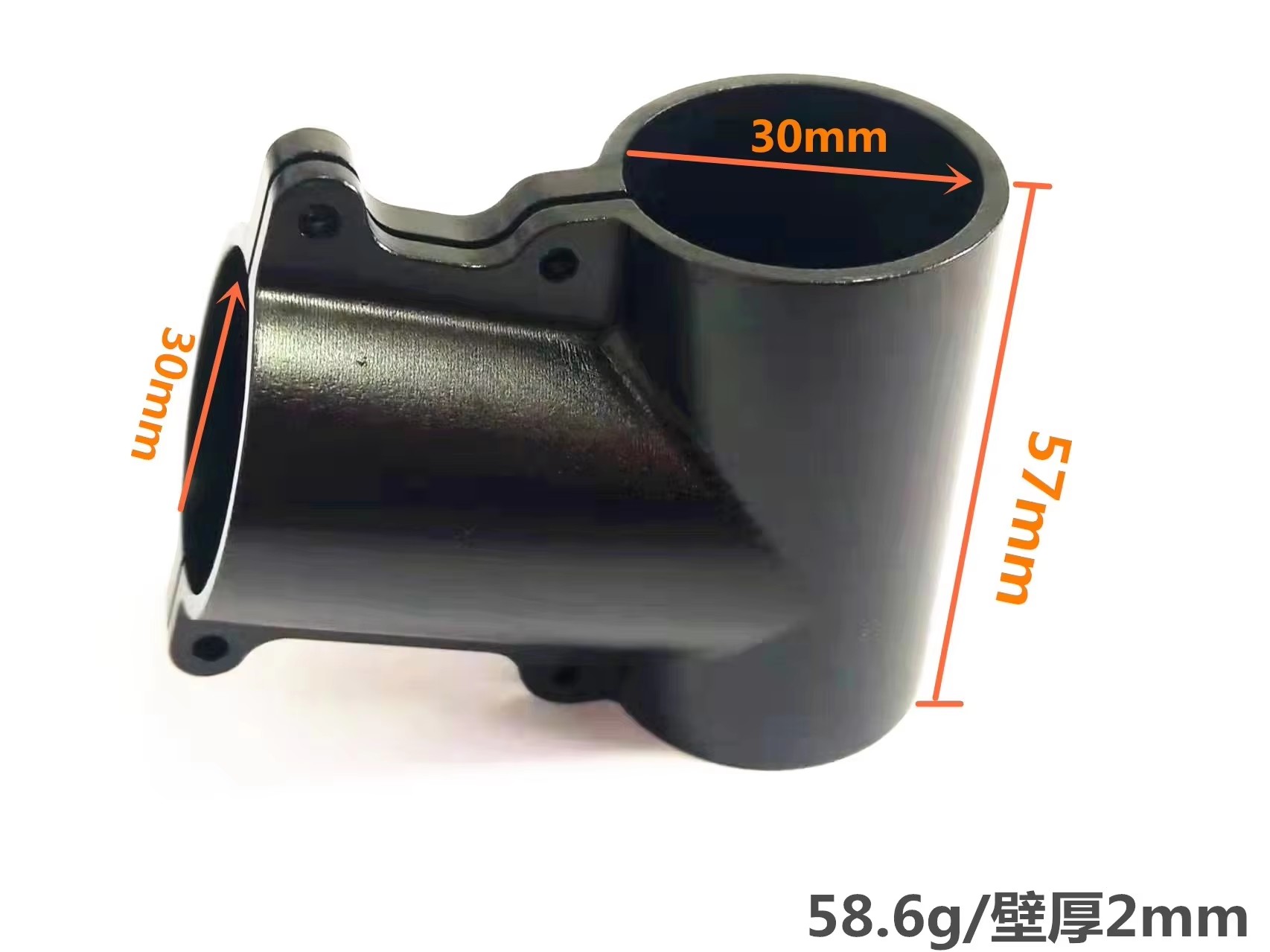 Drone Rc Not Connected - 1pc Three-way joint carbon tube T-clamp