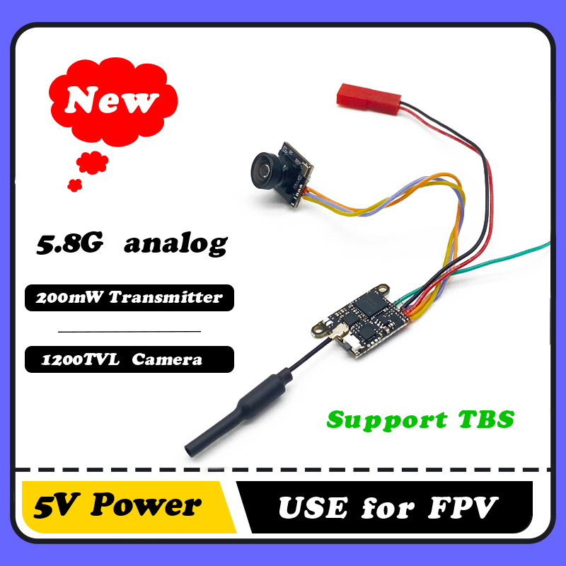 Drone Rc Transmitter And Receiver - SLONWAKE 5.8G 1200TVL FPV Camera VTX
