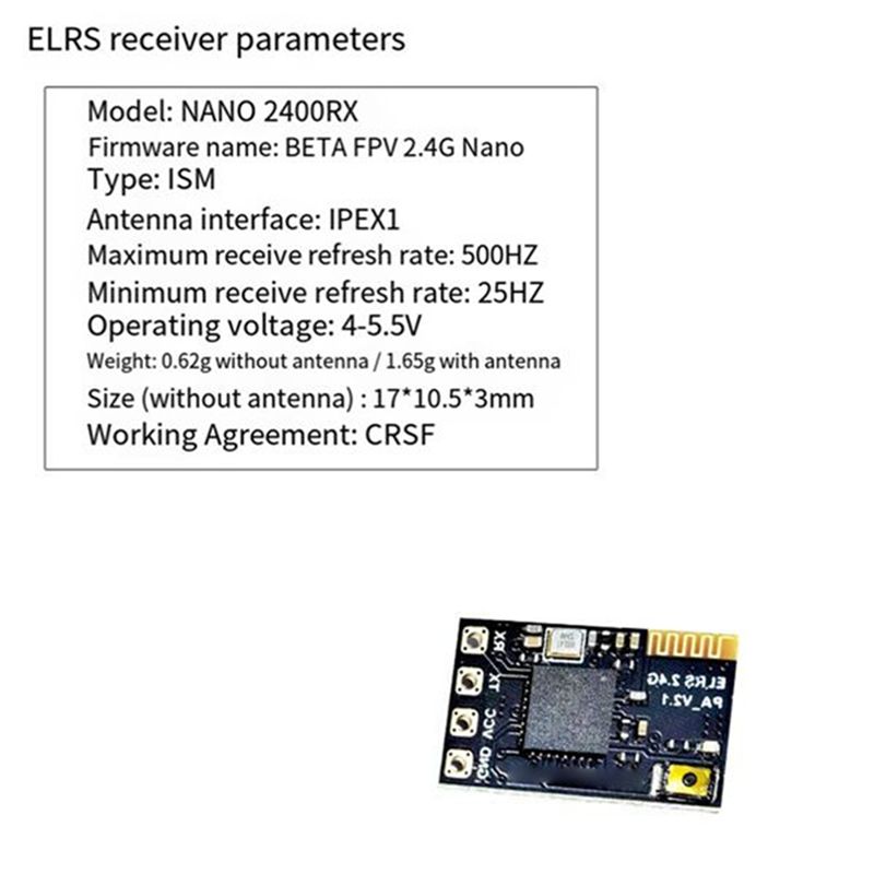 Fpv Antenna Receiver - CYGJ-10PCS ELRS 2.4Ghz Receiver NANO Expresslrs