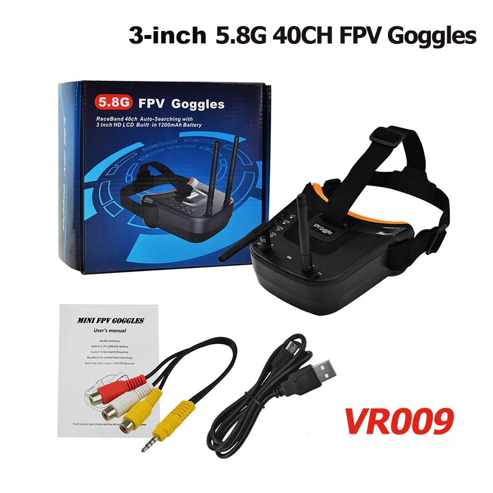 Fpv Antenna Receiver - VR009 FPV Video Goggles 3Inch 480*320