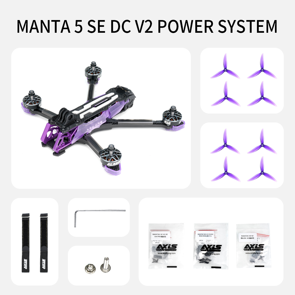 Drone Frame 5 Inch - 2026 Axisflying Manta 5 SE DC
