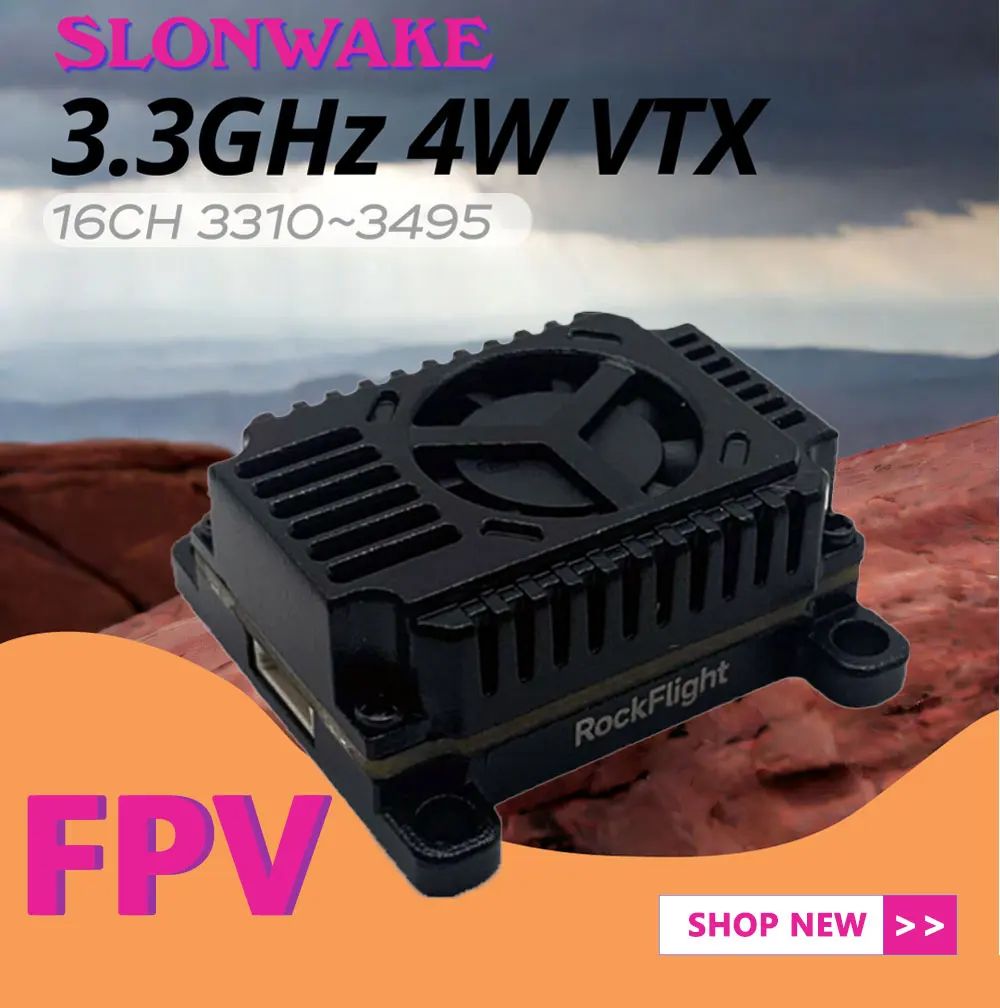 SLONWAKE FPV 3.3G 16CH 4000mW  - Drone Rc1 ulasan dan harga