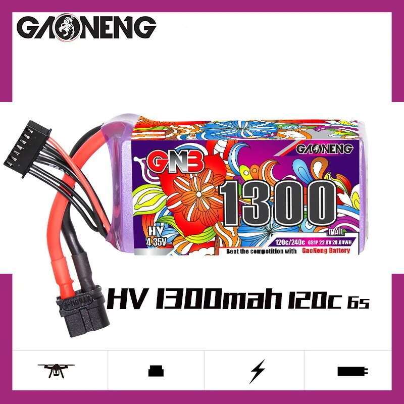 2Pcs GNB 6S Lipo Battery 22.8V - Drone Rc Board ulasan dan harga