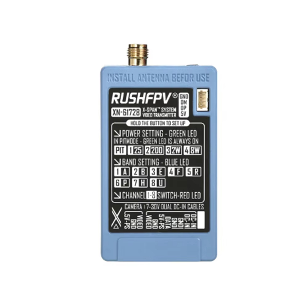 RUSHFPV 6.1‑7.2G 8W X61728 VTX - Drone Rc Transmitter And Receiver ulasan dan harga