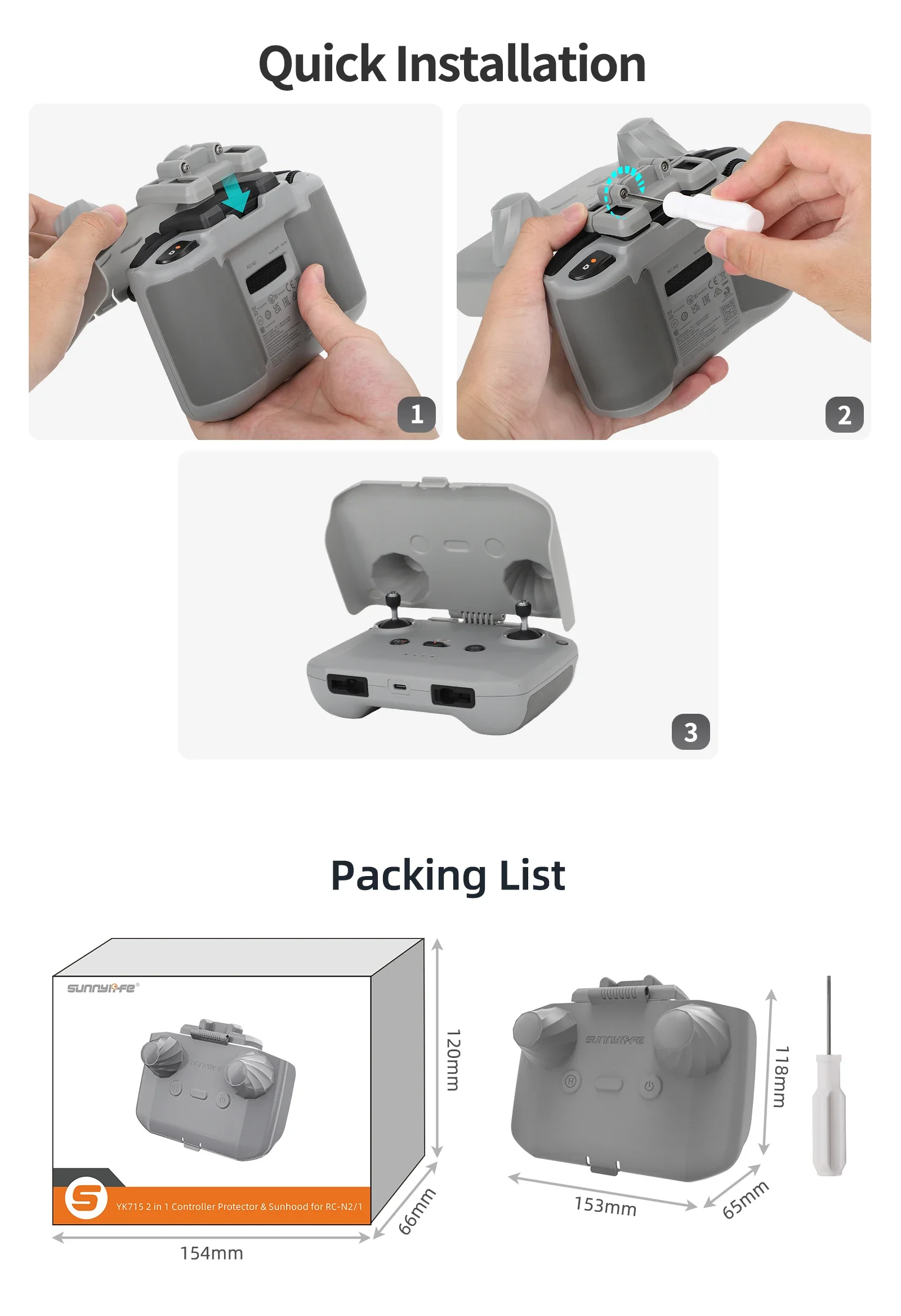 2 in 1 Controller Protector Su - Drone Rc Cover ulasan dan harga