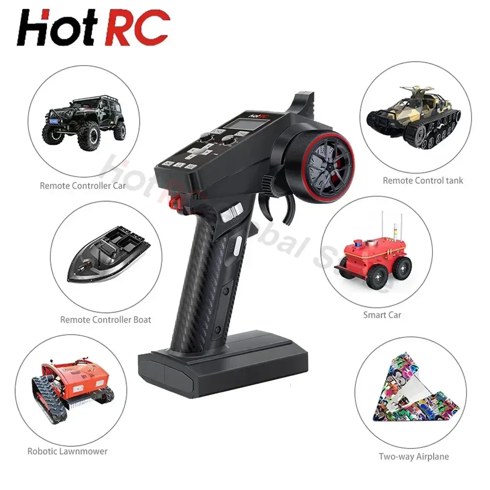 HotRC CT-6A 2.4G 6CH 6 Channel - Drone Rc Transmitter And Receiver ulasan dan harga