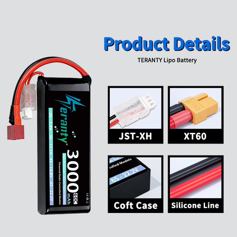 TERANTY 2S 3000mAh Lipo Batter - Drone Rc Board ulasan dan harga