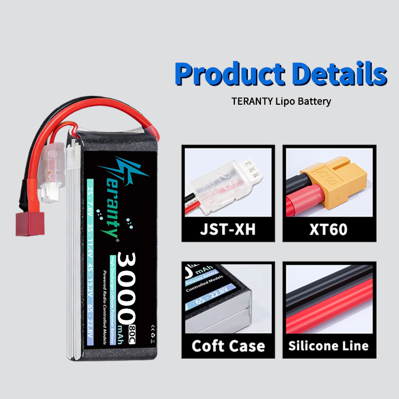 TERANTY 2S 3000mAh Lipo Batter - Drone Rc Board ulasan dan harga