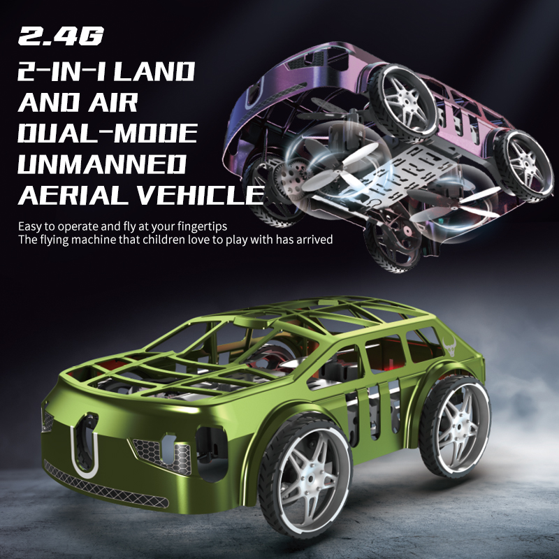 RC Drone 2 In 1 Air-Ground Fly - Rc Drone And Flying Car ulasan dan harga