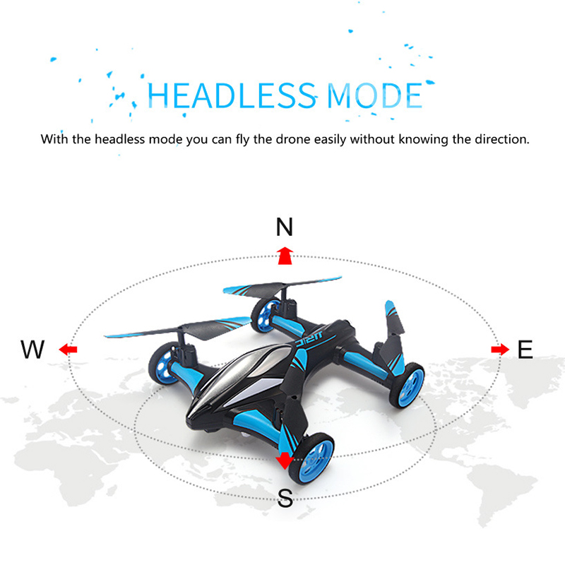 2.4G RC Drone Air-Ground Flyin - Rc Drone And Flying Car ulasan dan harga