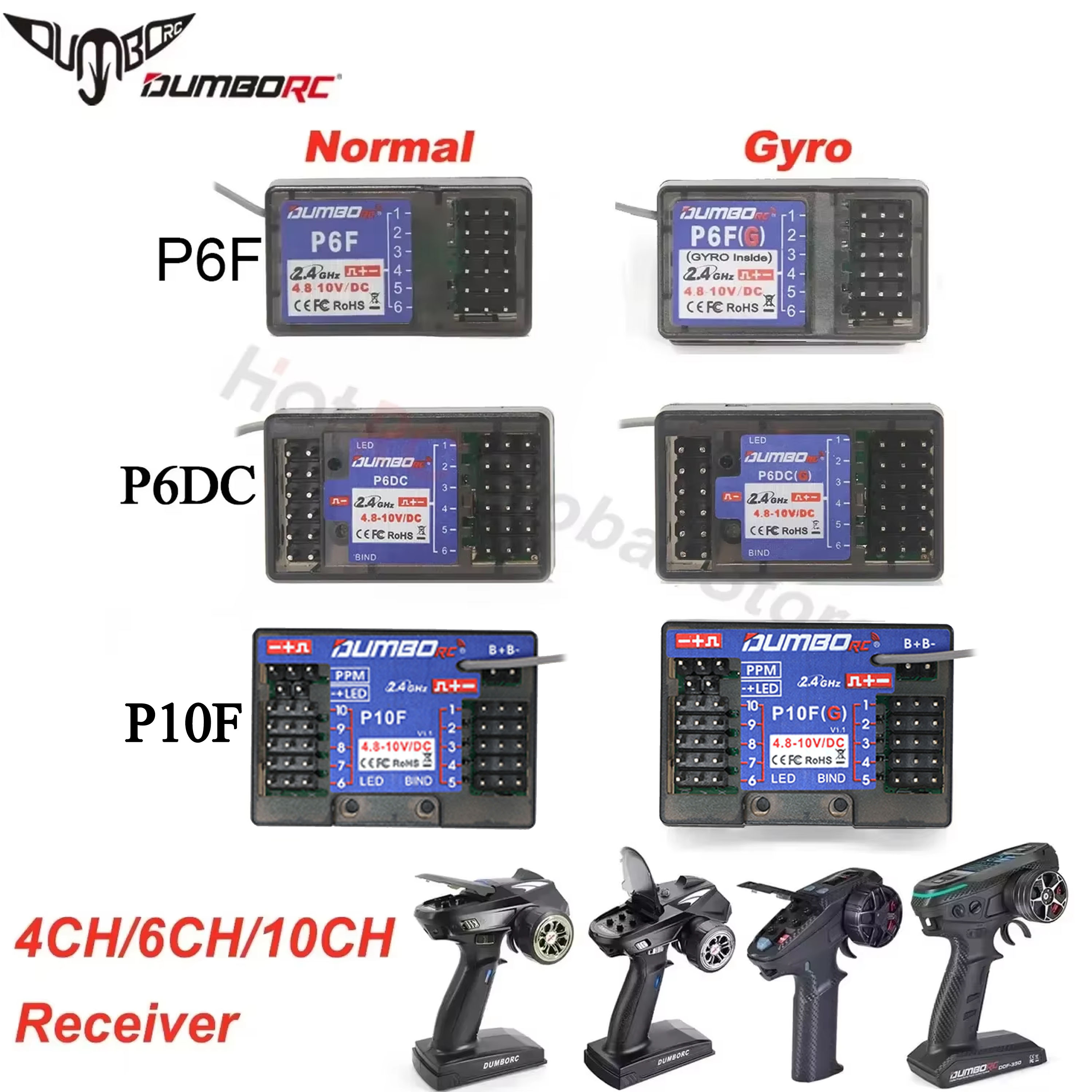 DUMBORC P6FG X10FG X6DC P4FMG  - Drone Rc Controller And Receiver ulasan dan harga