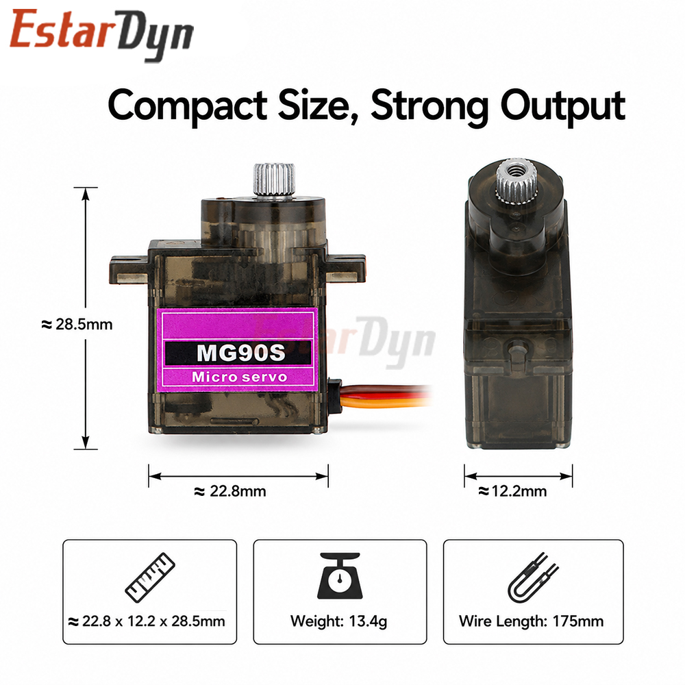 Estardyn MG90S Digital Metal G - Drone Rc Board ulasan dan harga