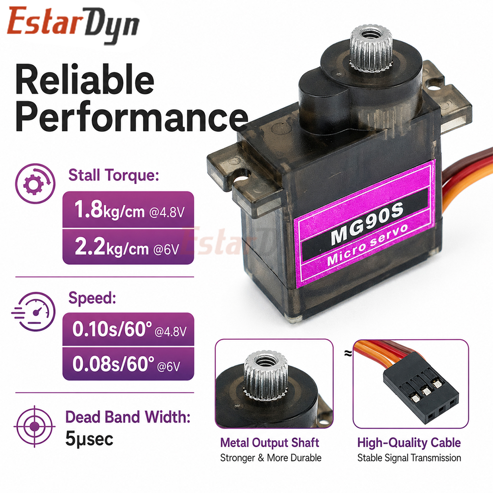 Estardyn MG90S Digital Metal G - Drone Rc Board ulasan dan harga