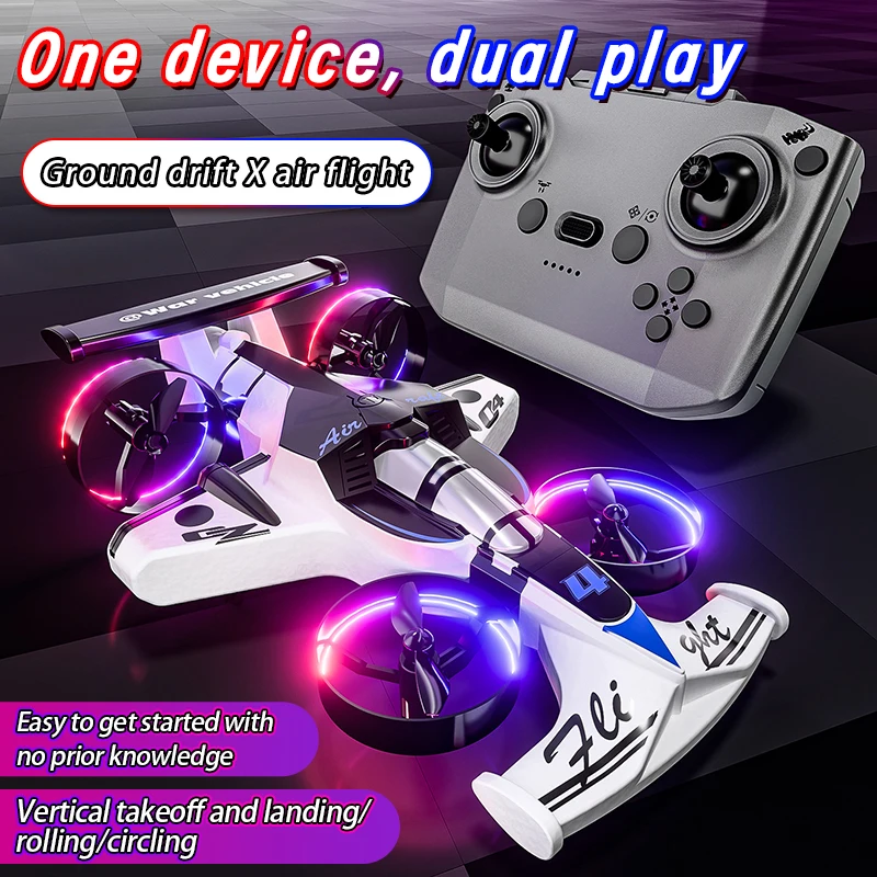 2 IN 1 Remote Control Quadcopt - Rc Drone And Flying Car ulasan dan harga