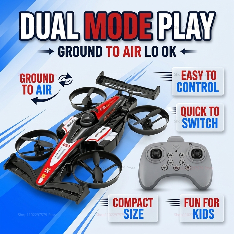 Mini Rc Flying Car 2.4G Remote - Rc Drone And Flying Car ulasan dan harga