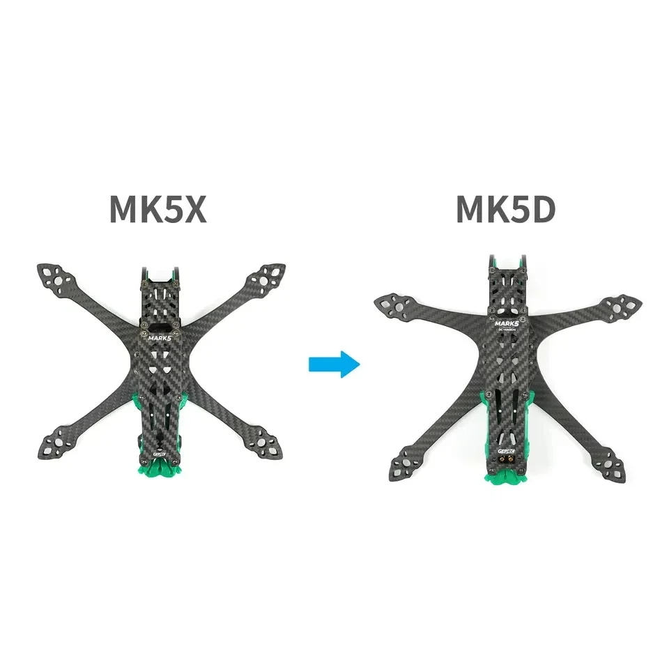 GEP-MK5D O3 MK5X to MK5D DeadC - Drone Frame 5 Inch ulasan dan harga