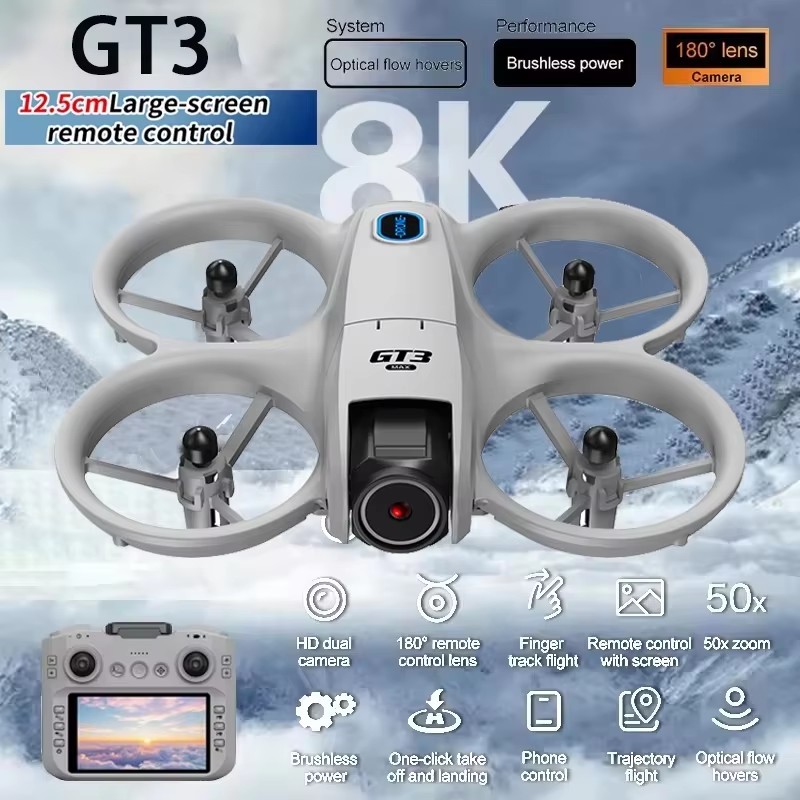 Original NEW GT3 Drone 8K GPS  - Drone Gt3 Rc ulasan dan harga