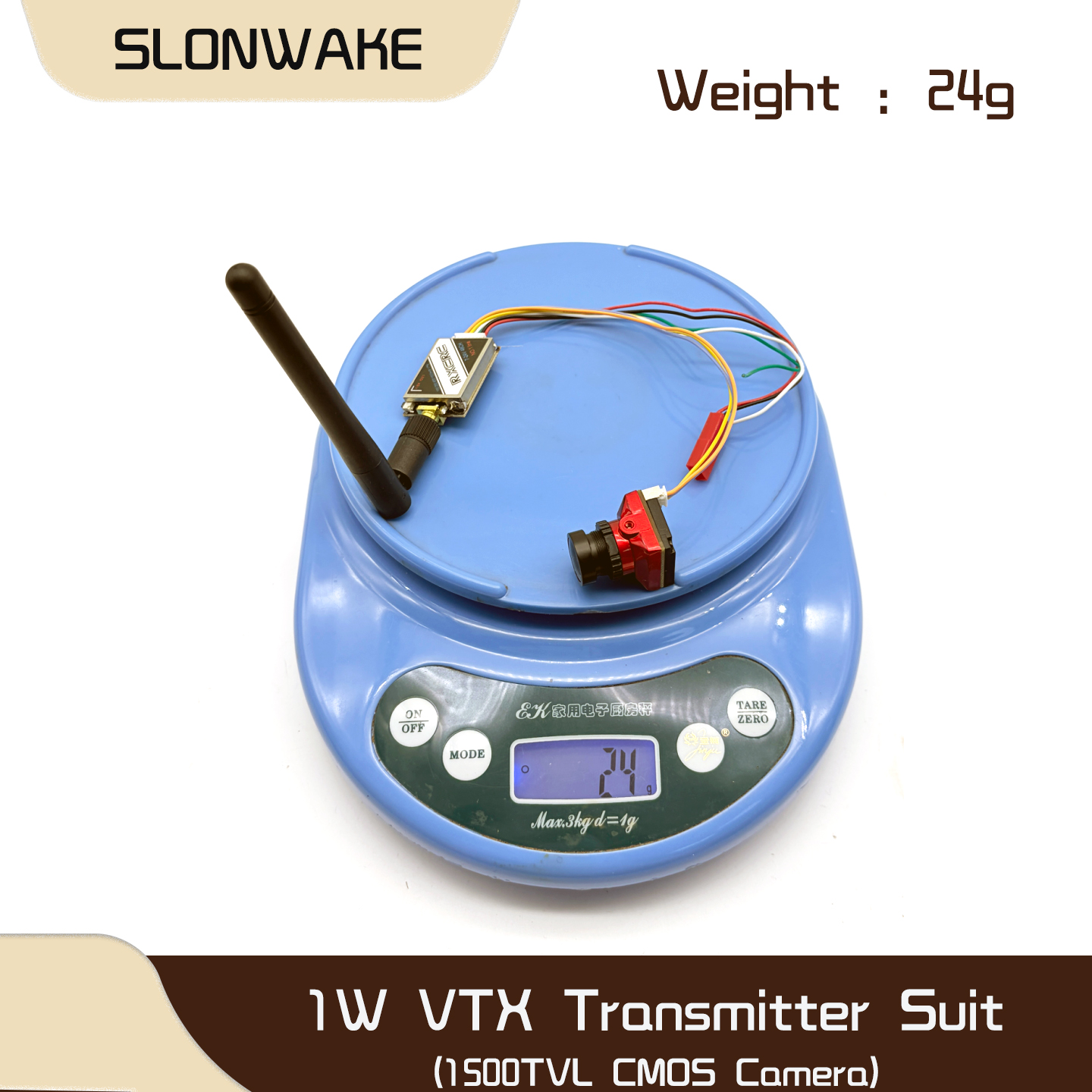 SLONWAKE  5.8G 48CH 1W VTX 100 - Drone Rc Transmitter And Receiver ulasan dan harga