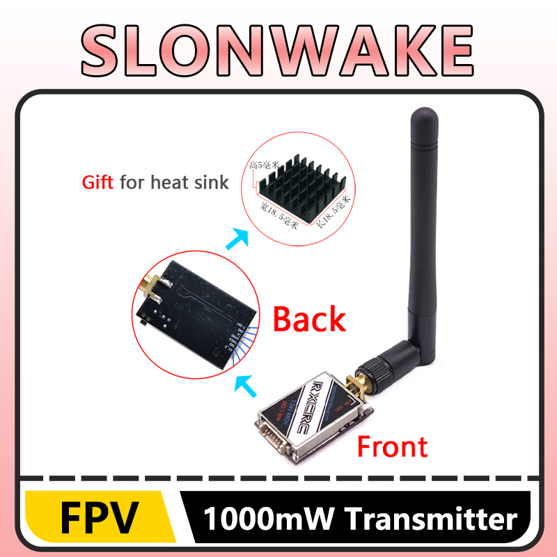 SLONWAKE  5.8G 48CH 1W VTX 100 - Drone Rc Transmitter And Receiver ulasan dan harga