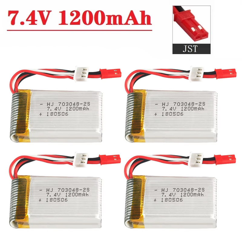 Lipo Battery 2S 7.4V 1200mAh 7 - Drone Rc Board ulasan dan harga
