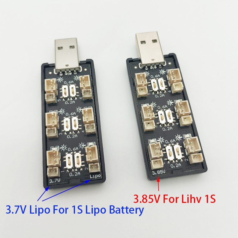 6CH USB 1S LiPo/LiHv 3.7V/4.2V - Drone Rc Board ulasan dan harga
