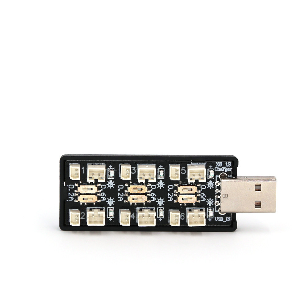 6CH USB 1S LiPo/LiHv 3.7V/4.2V - Drone Rc Board ulasan dan harga