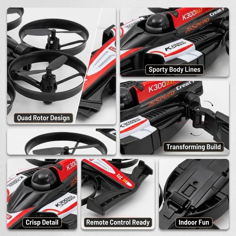 RC UAV Flying Drift Cars 2-in- - Rc Drone And Flying Car ulasan dan harga