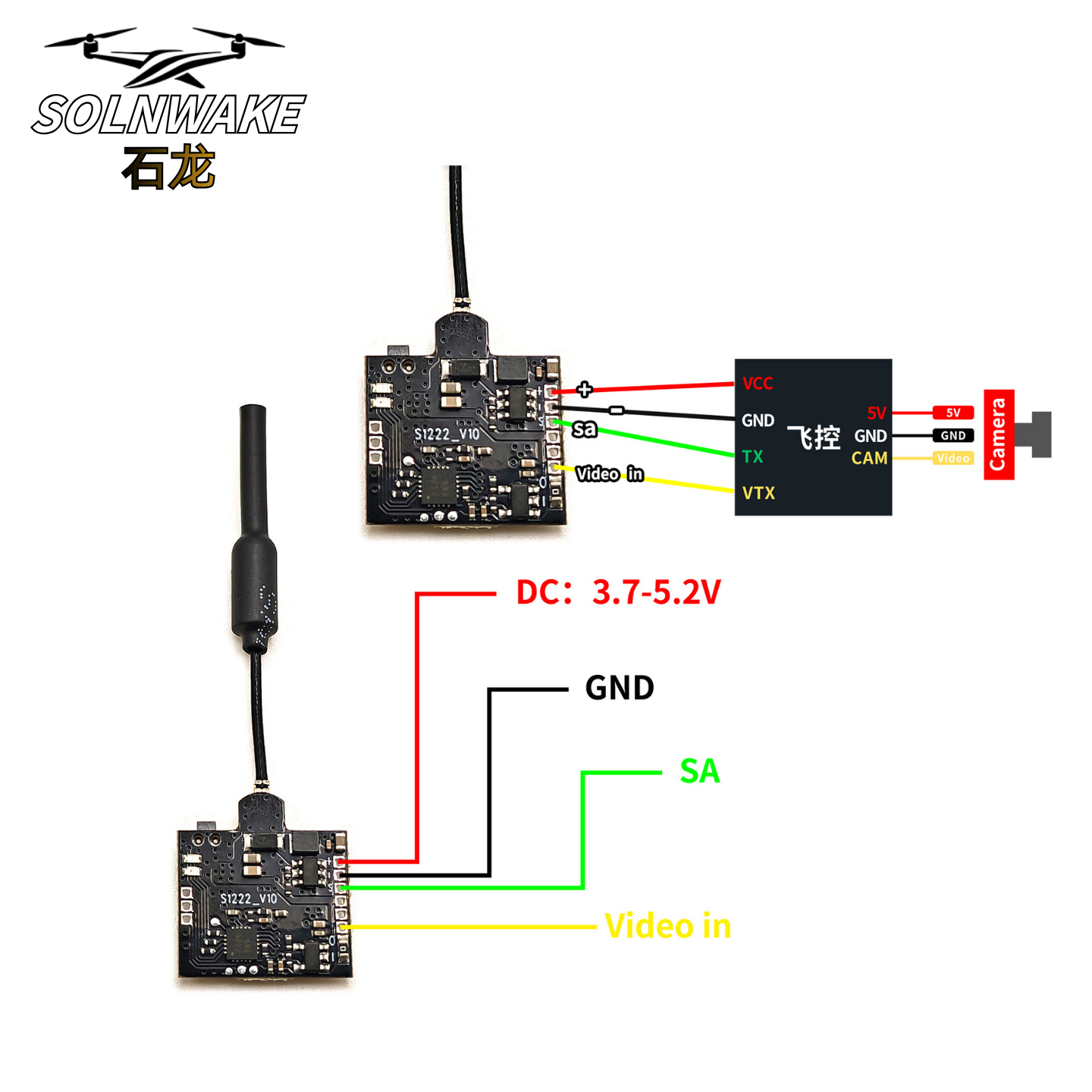 SLONWAKE Nano 5.8G 48CH 200mW  - Drone Rc1 ulasan dan harga