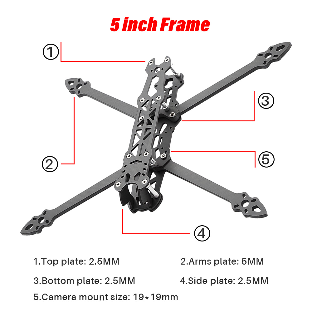 Mark4 5inch FPV Racing Drone F - Drone Frame 5 Inch ulasan dan harga
