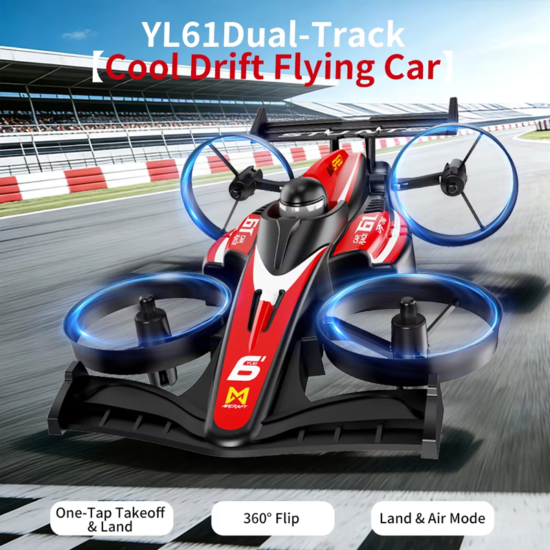 2026 Upgrade YL61 Dual-Use RC  - Rc Drone And Flying Car ulasan dan harga