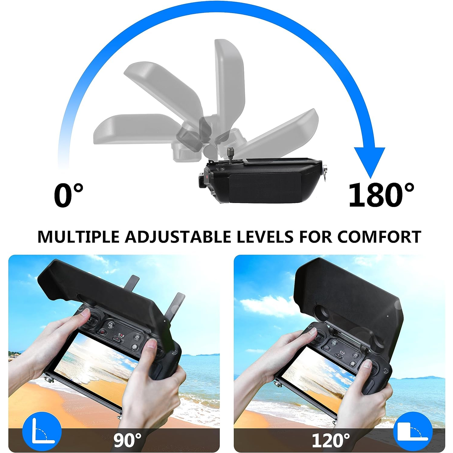 2-in-1 Sun Hood & Joystick Cov - Drone Rc Cover ulasan dan harga