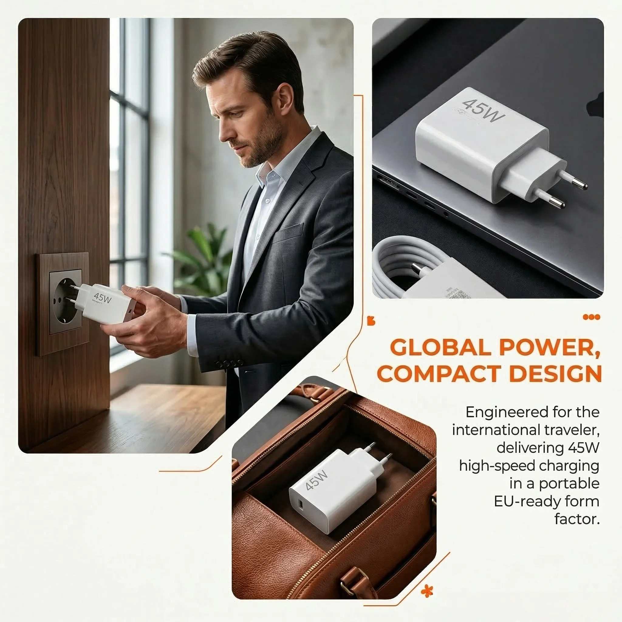 Xiaomi EU Charger Turbo 45W Ch - Drone Xiaomi Rc ulasan dan harga