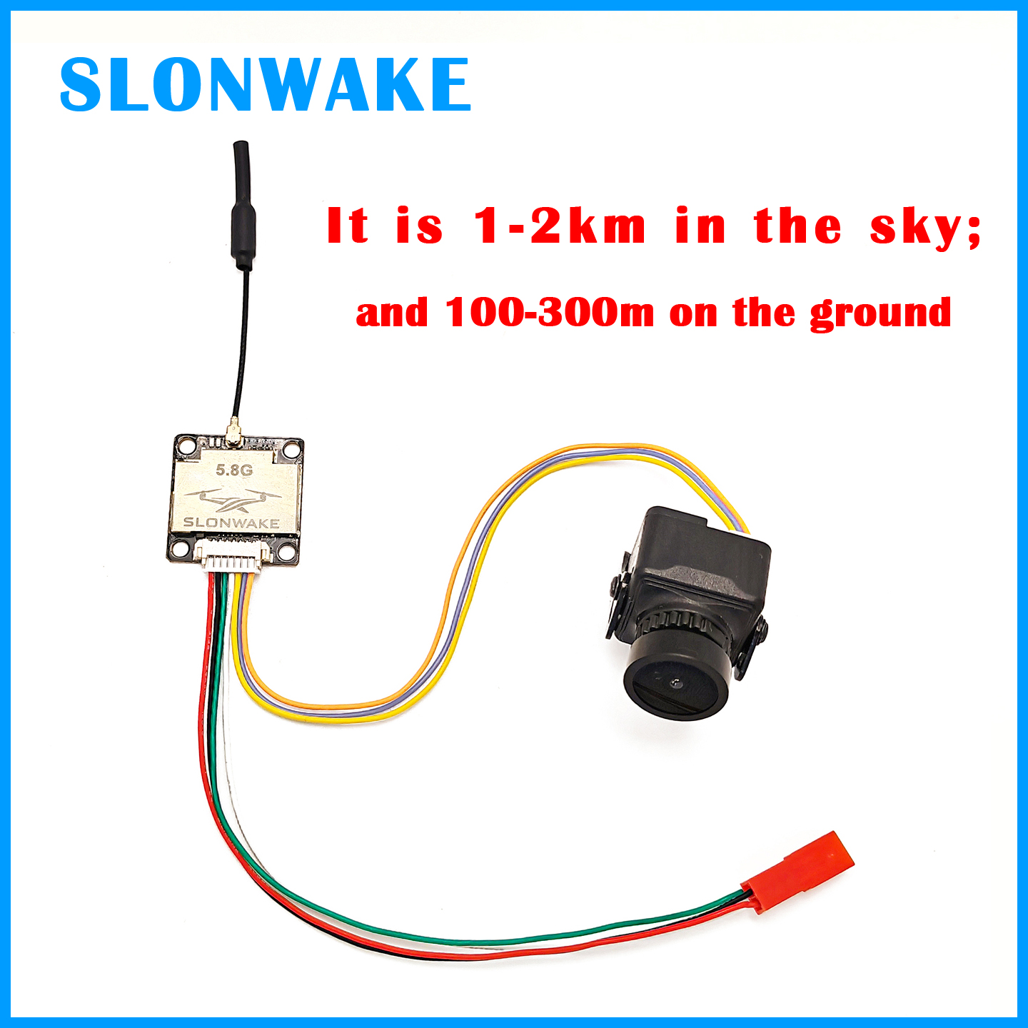 SLONWAKE Ready to use 5.8G 48C - Drone Rc Transmitter And Receiver ulasan dan harga