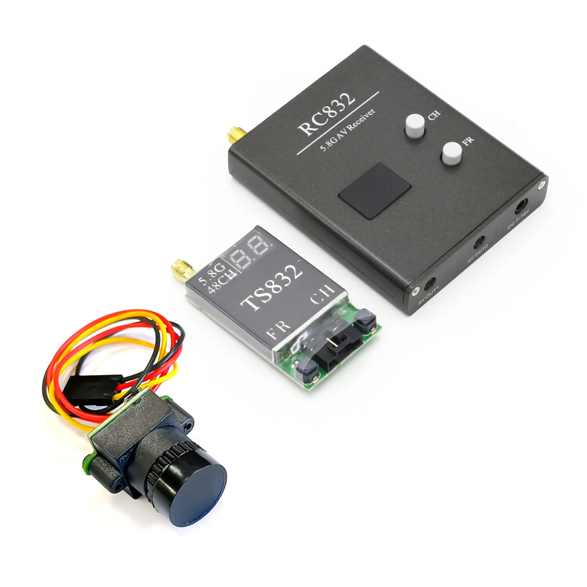 TS832 Receiver +RC832 +1000TVL - Fpv Antenna Receiver ulasan dan harga