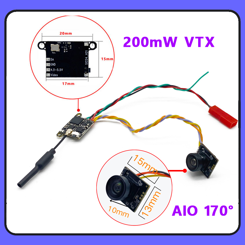 SLONWAKE 5.8G 1200TVL FPV Came - Drone Rc Transmitter And Receiver ulasan dan harga