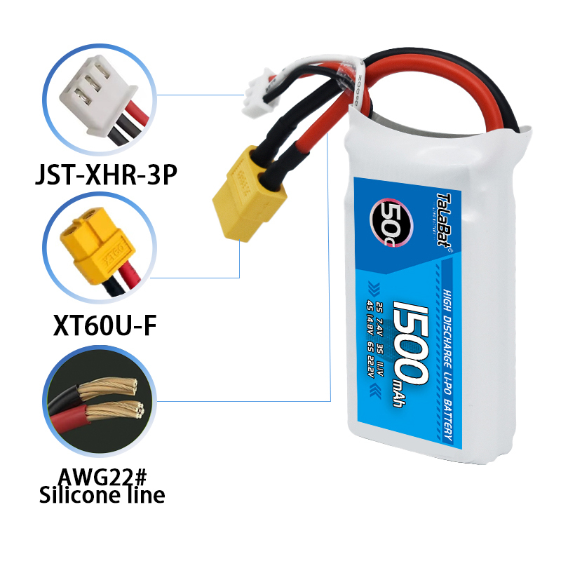 3Pcs TalaBat 50C 1500mAh 7.4V  - Drone Zll Rc ulasan dan harga