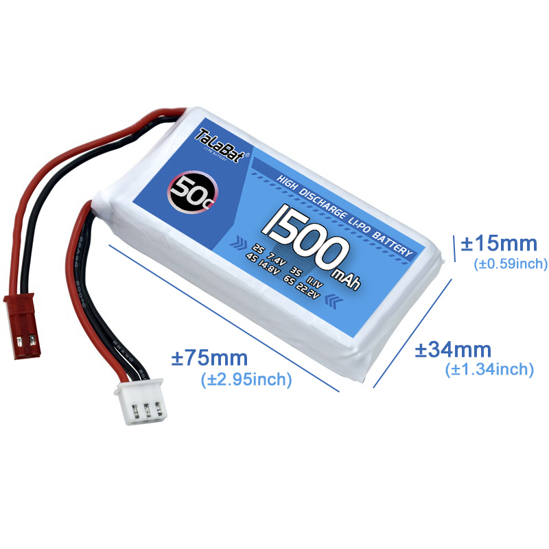 3Pcs TalaBat 50C 1500mAh 7.4V  - Drone Zll Rc ulasan dan harga