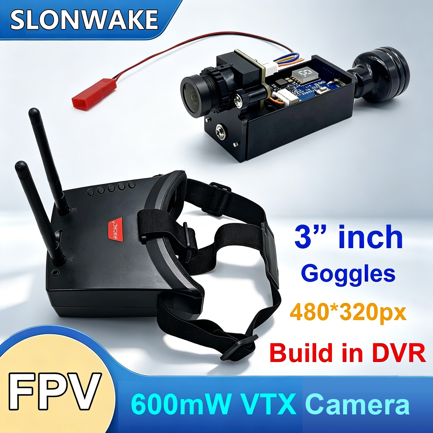5.8G 56CH Dual Antennas FPV Go - Fpv Antenna Receiver ulasan dan harga