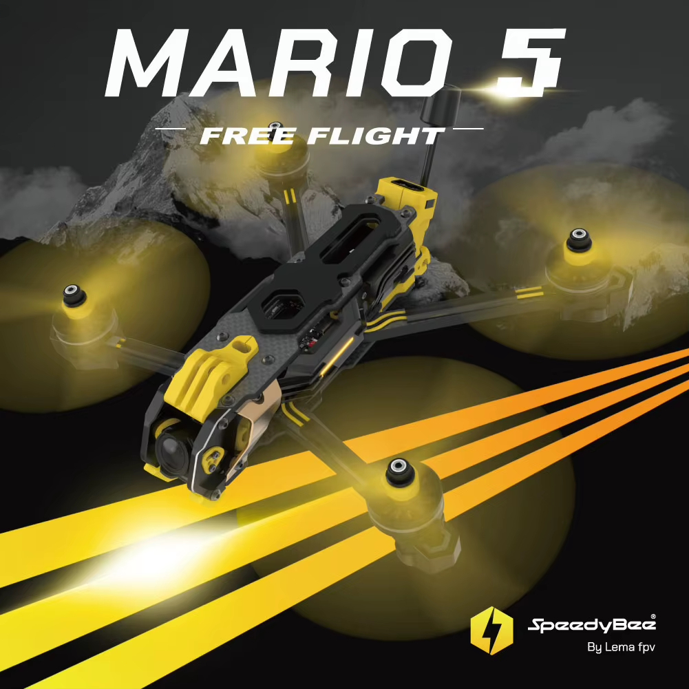 SpeedyBee Mario 5 Frame 5 Inch - Drone Frame 5 Inch ulasan dan harga